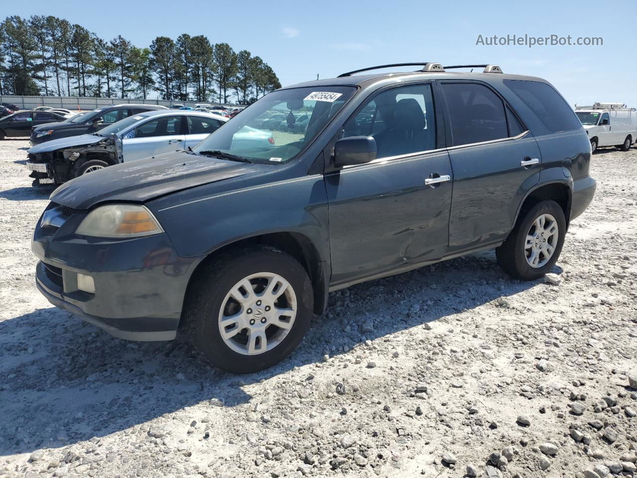 2005 Acura Mdx Touring Gray vin: 2HNYD18805H520350