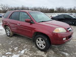 2005 Acura Mdx Touring Red vin: 2HNYD18805H525886