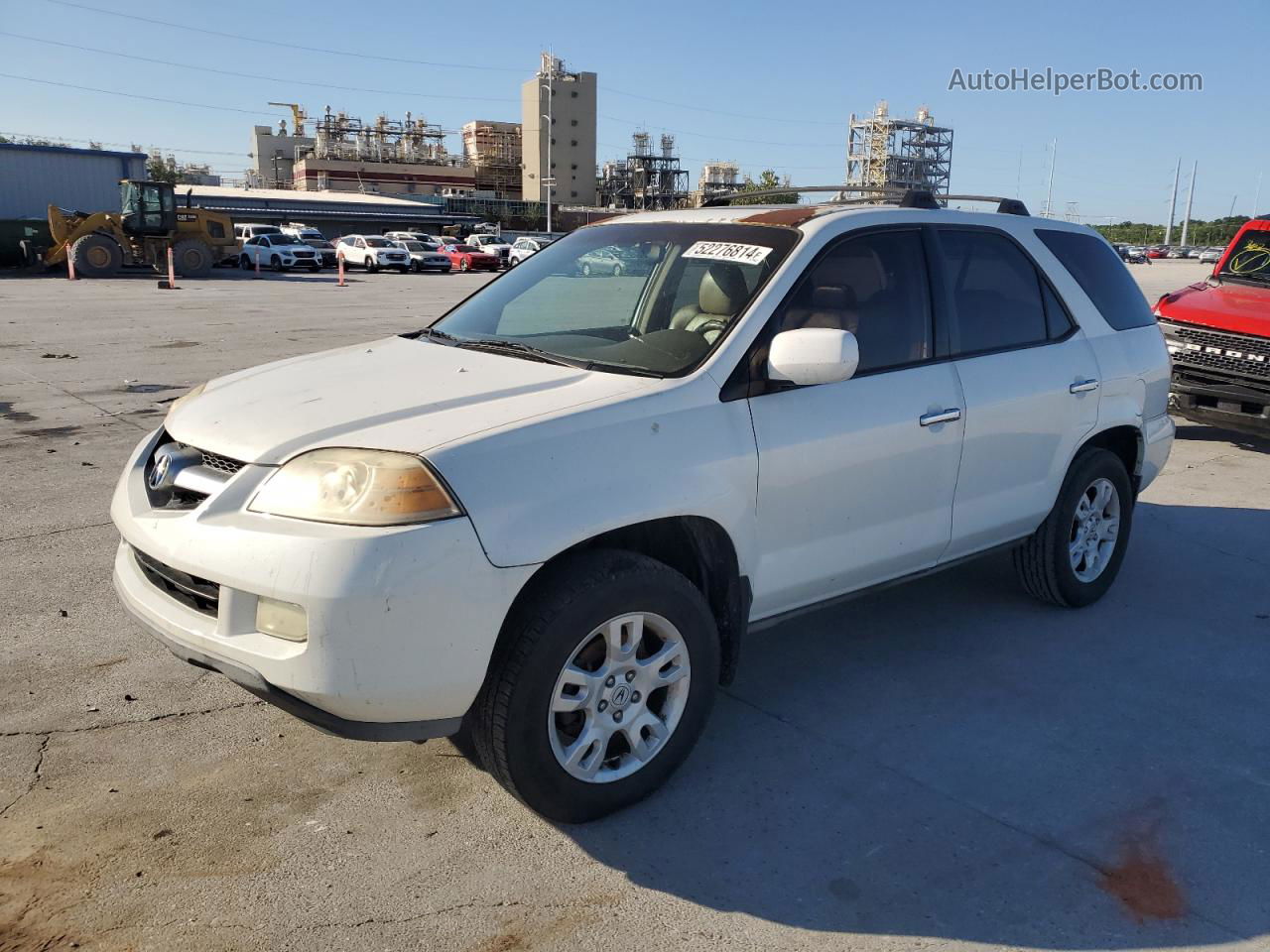 2005 Acura Mdx Touring White vin: 2HNYD18805H537374