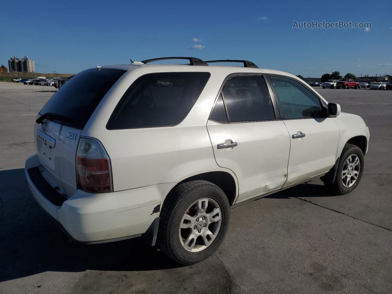 2005 Acura Mdx Touring White vin: 2HNYD18805H537374