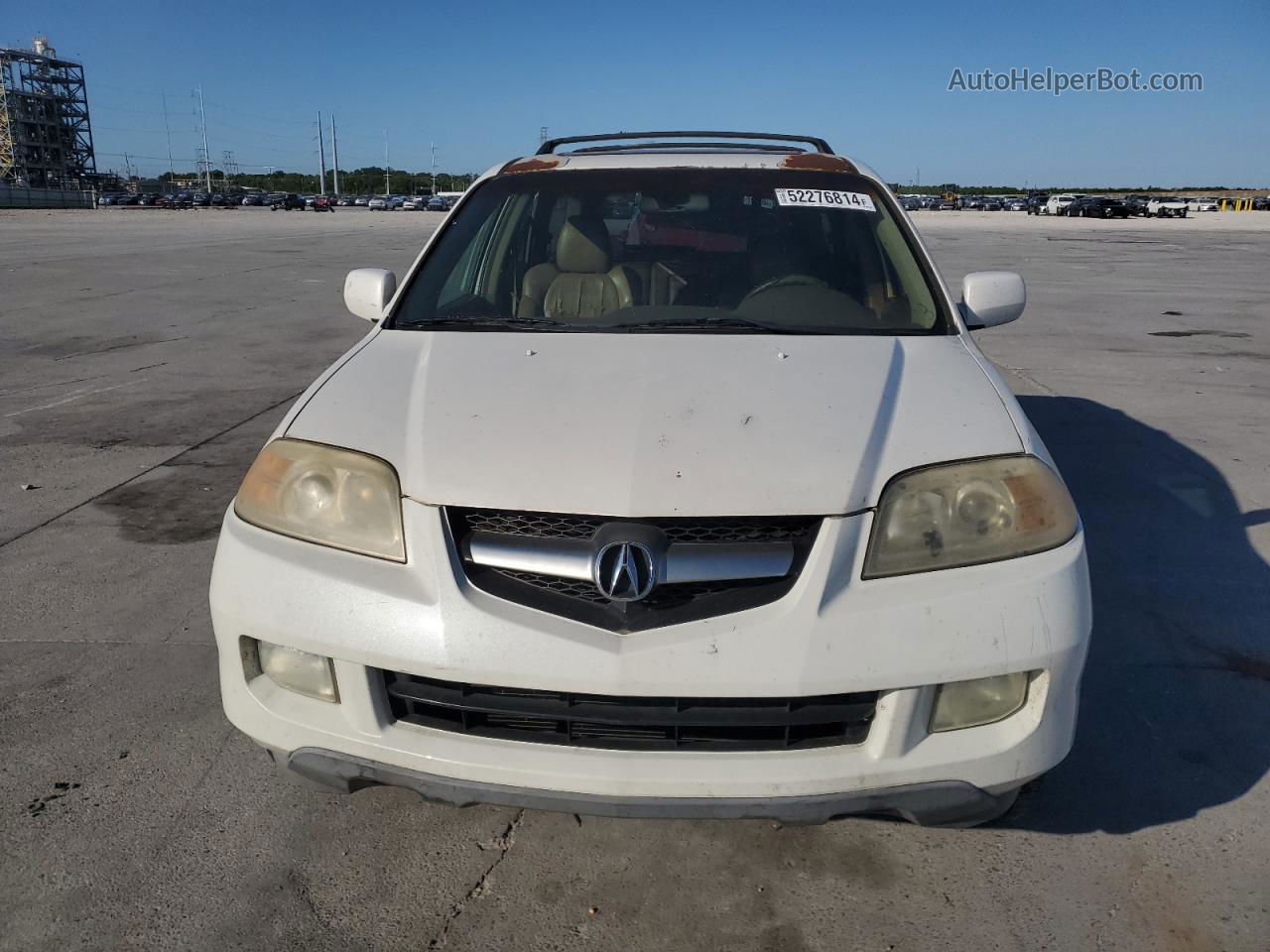 2005 Acura Mdx Touring White vin: 2HNYD18805H537374