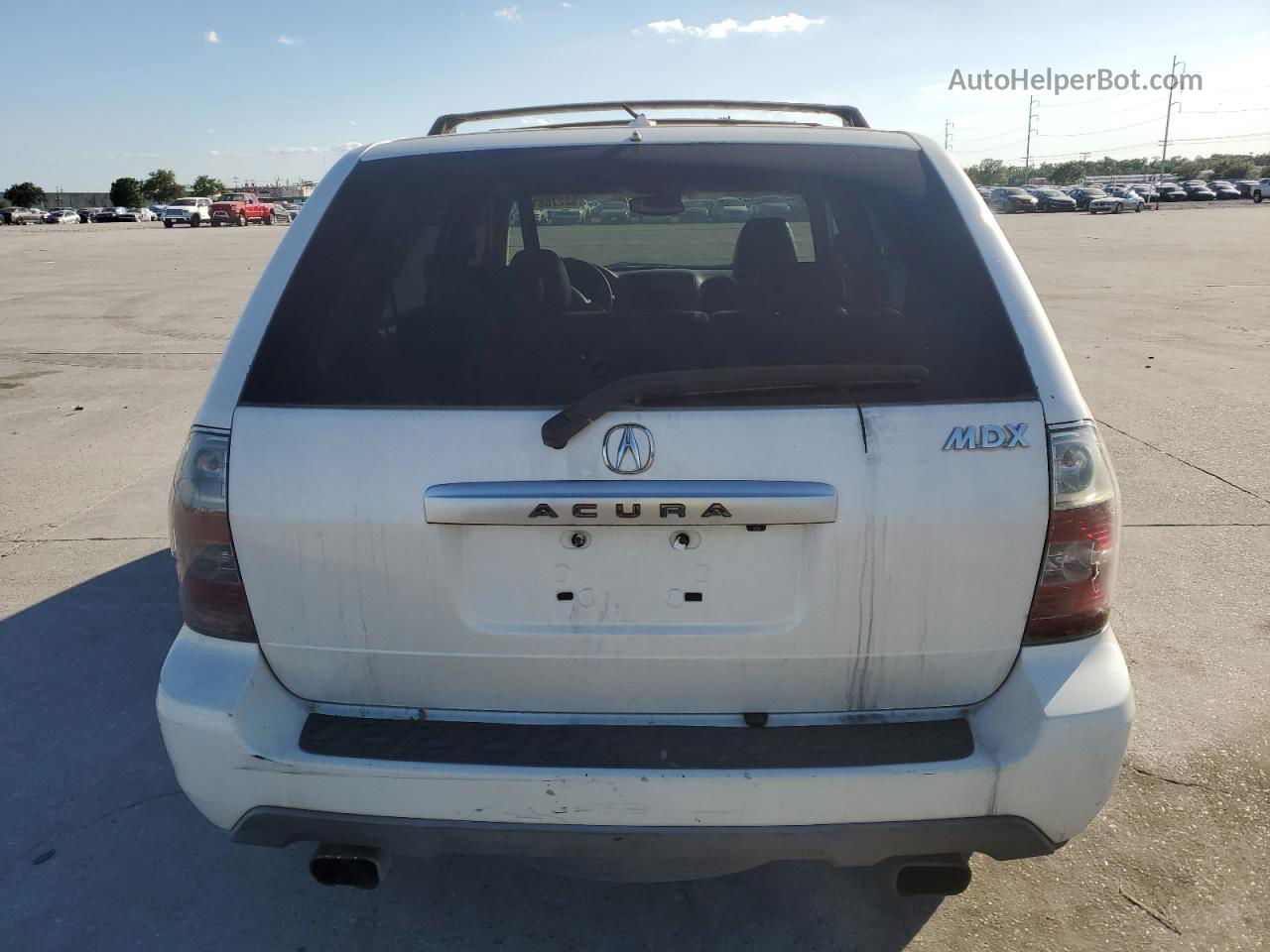 2005 Acura Mdx Touring White vin: 2HNYD18805H537374