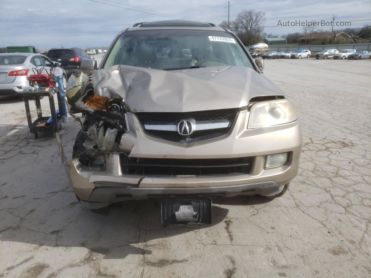 2005 Acura Mdx Touring Tan vin: 2HNYD18805H549346