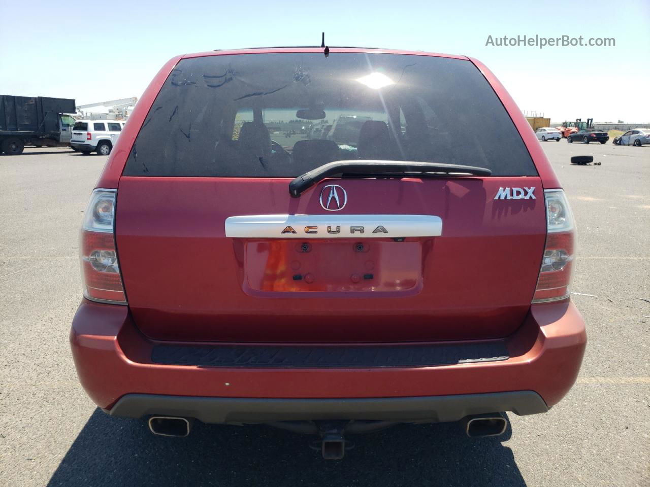 2005 Acura Mdx Touring Burgundy vin: 2HNYD18805H557558