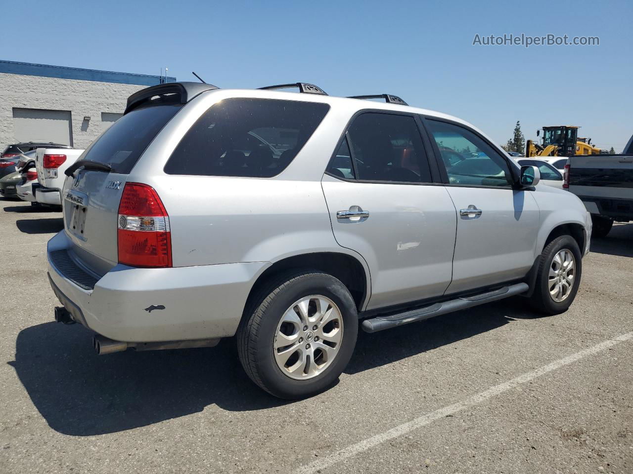 2002 Acura Mdx Touring Silver vin: 2HNYD18812H525052