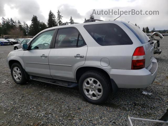 2002 Acura Mdx Touring Silver vin: 2HNYD18812H527254