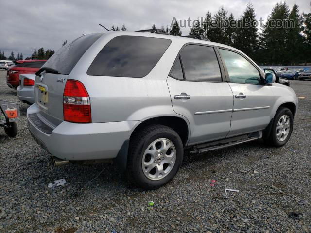 2002 Acura Mdx Touring Silver vin: 2HNYD18812H527254