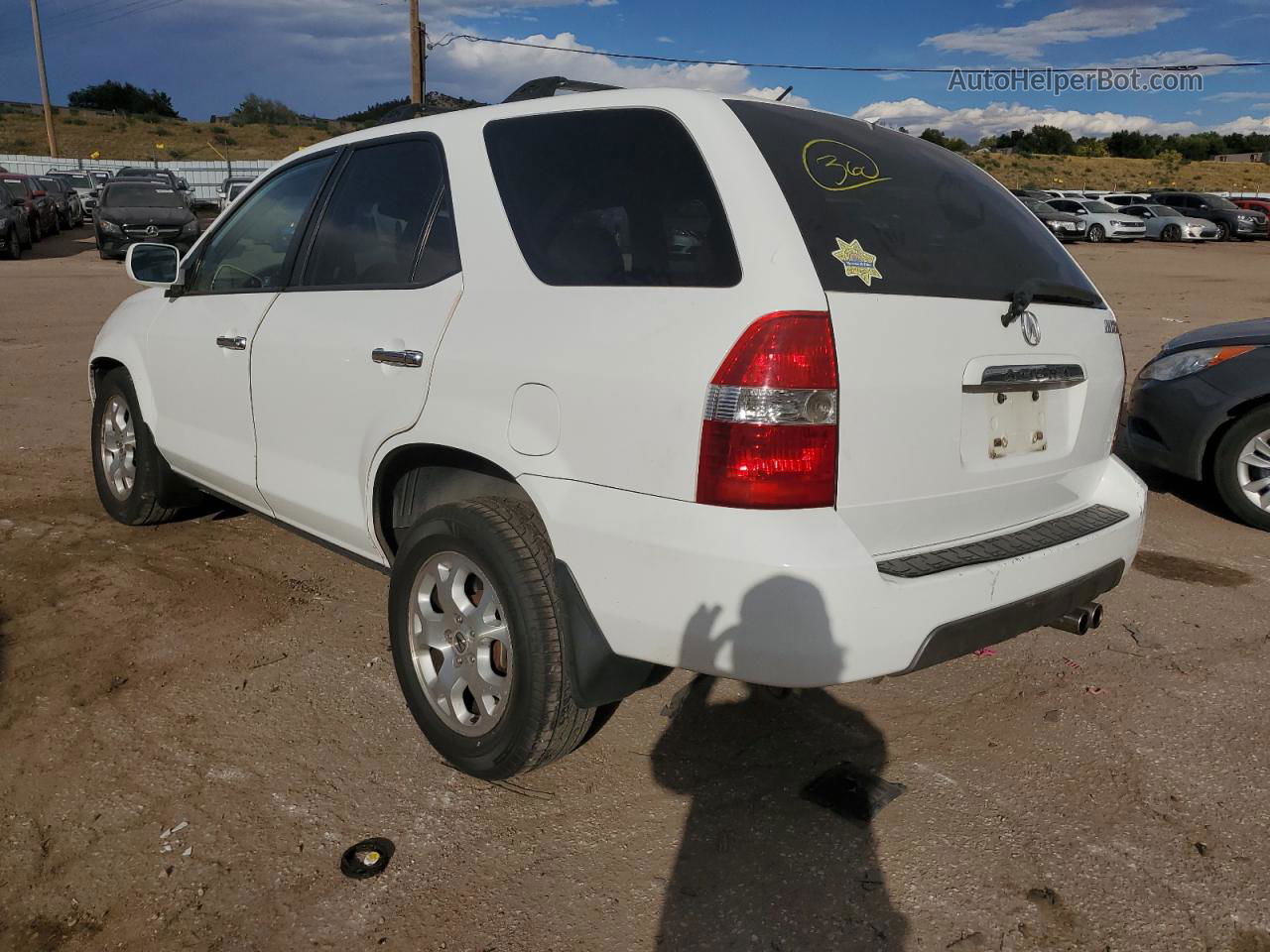 2002 Acura Mdx Touring Белый vin: 2HNYD18812H545107