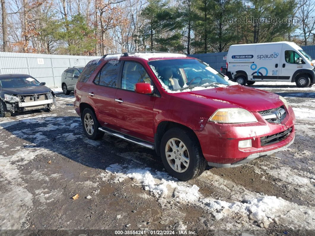 2005 Acura Mdx   Red vin: 2HNYD18815H523516