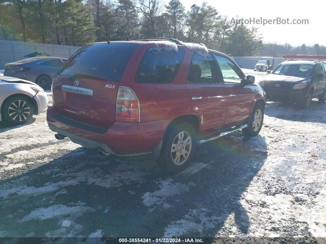 2005 Acura Mdx   Red vin: 2HNYD18815H523516