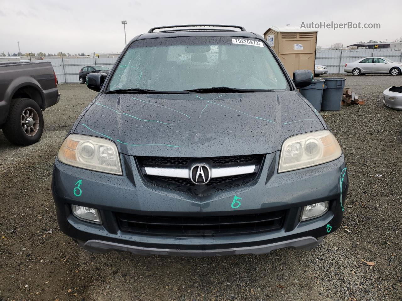 2005 Acura Mdx Touring Charcoal vin: 2HNYD18815H529767