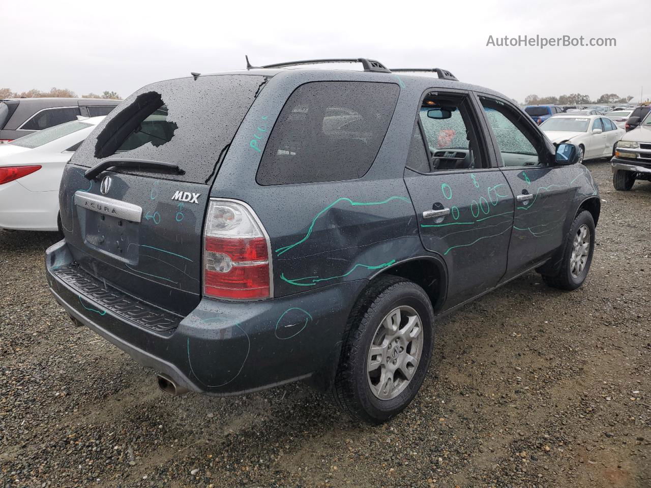 2005 Acura Mdx Touring Угольный vin: 2HNYD18815H529767