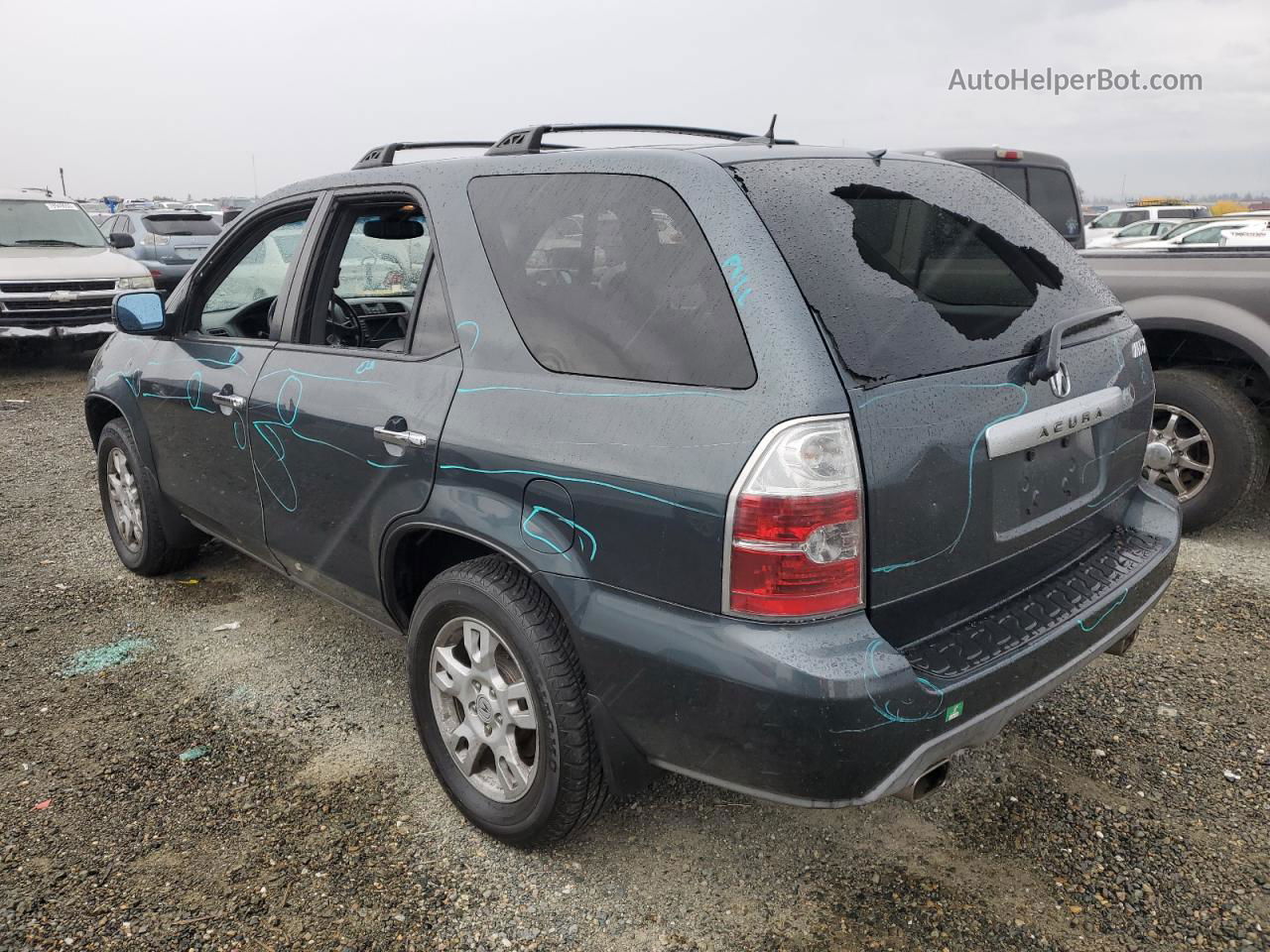 2005 Acura Mdx Touring Угольный vin: 2HNYD18815H529767