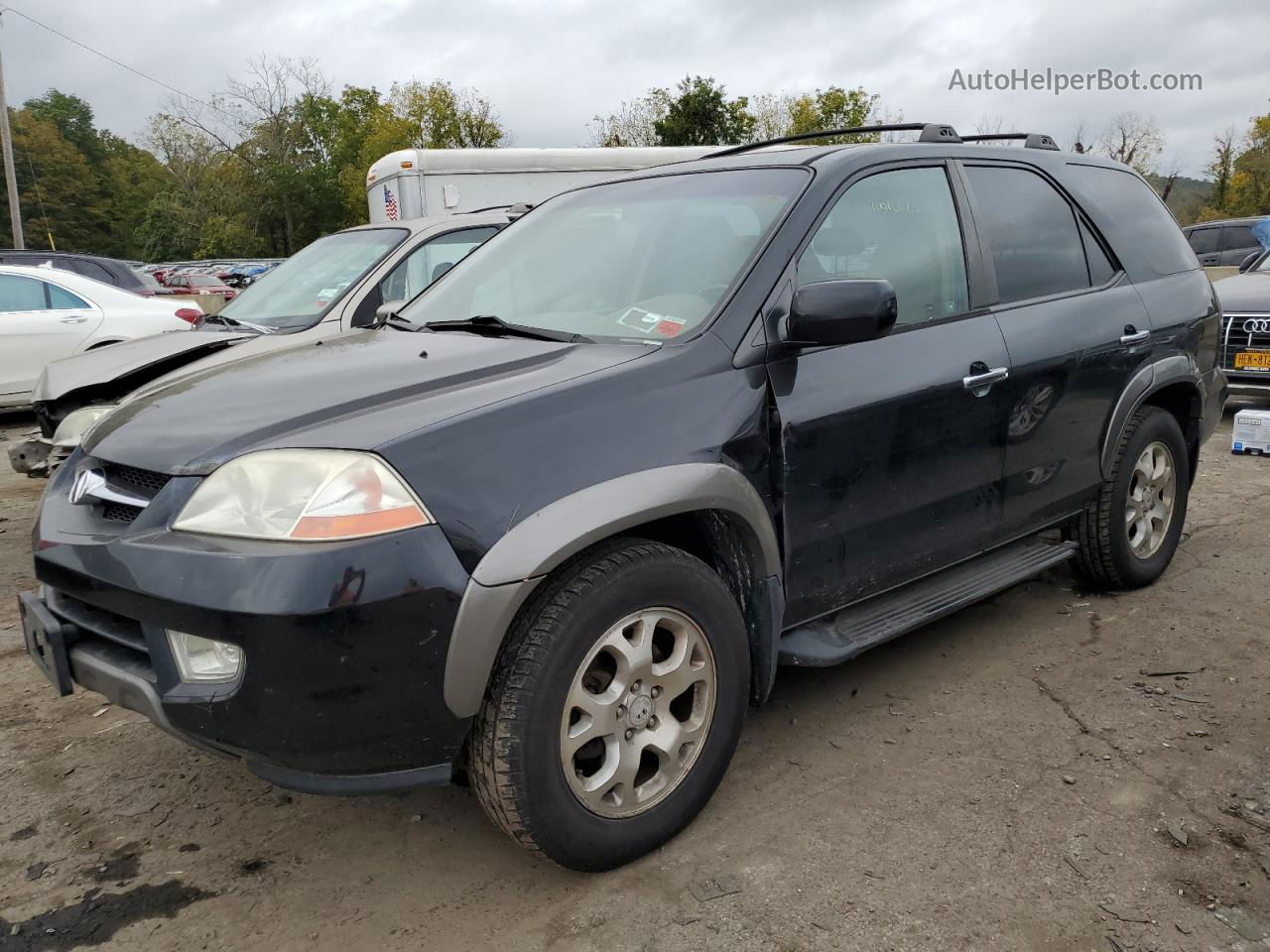 2002 Acura Mdx Touring Black vin: 2HNYD18822H504176