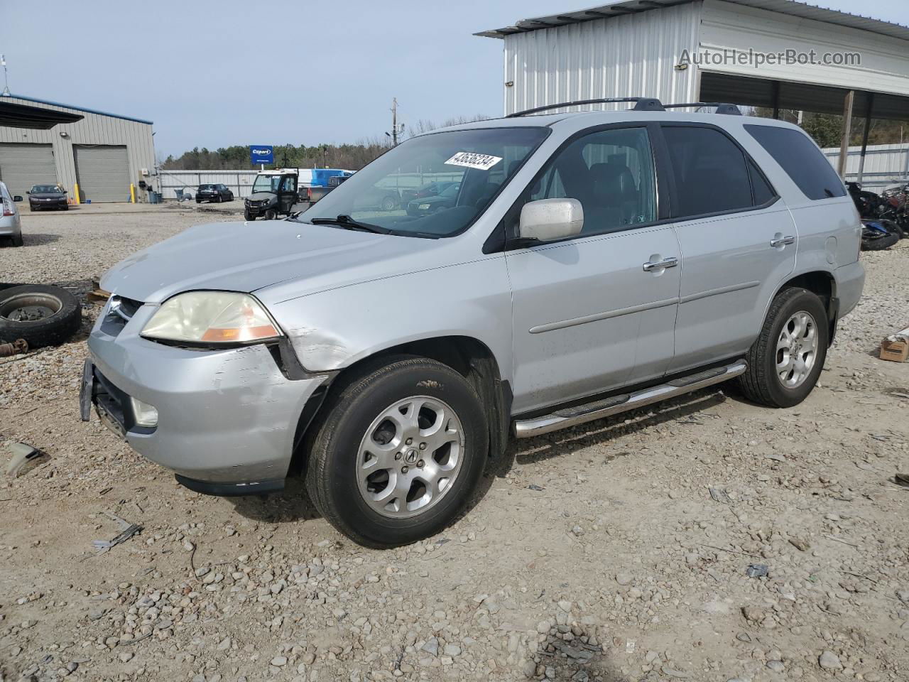 2002 Acura Mdx Touring Gray vin: 2HNYD18822H540532