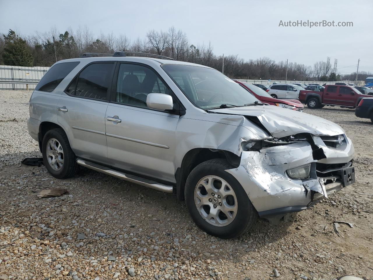 2002 Acura Mdx Touring Gray vin: 2HNYD18822H540532