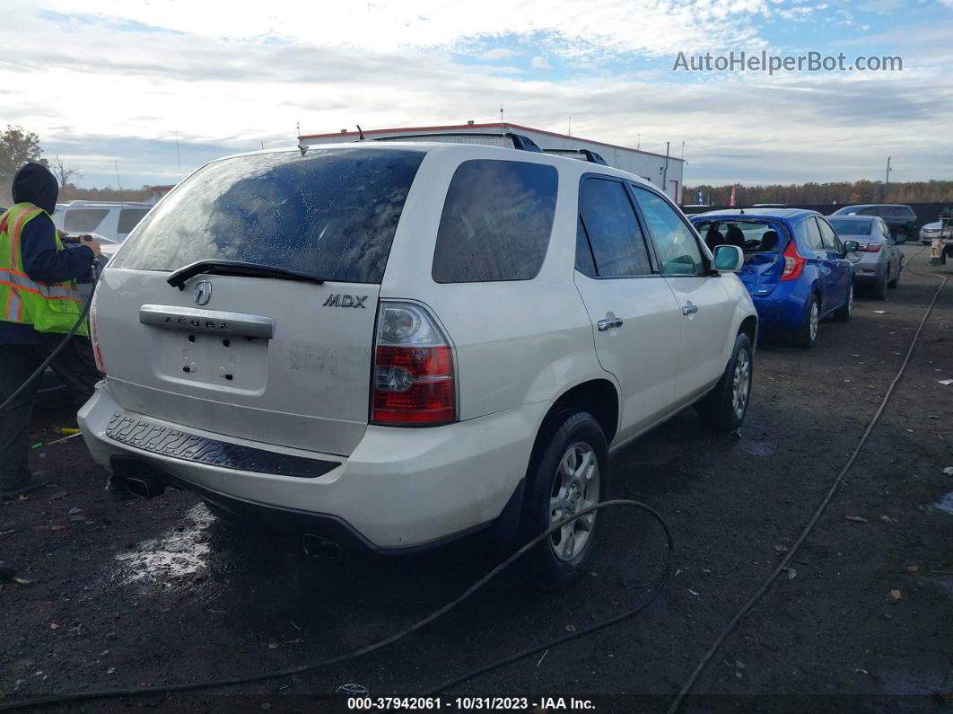 2005 Acura Mdx White vin: 2HNYD18825H517420