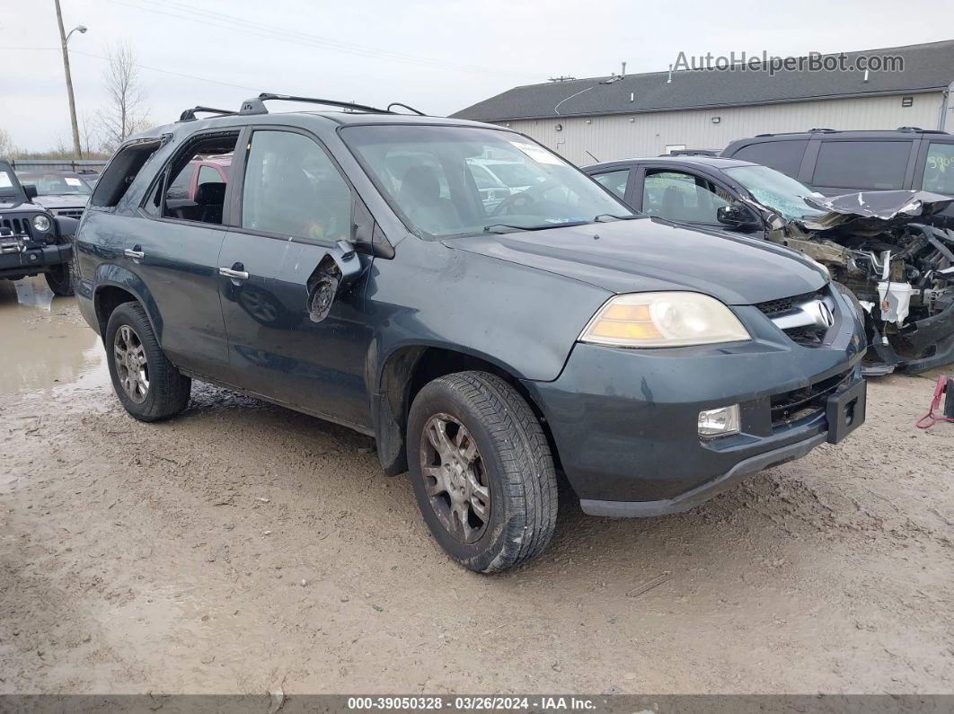 2005 Acura Mdx   Синий vin: 2HNYD18825H524092