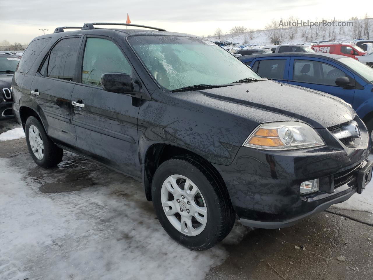 2005 Acura Mdx Touring Black vin: 2HNYD18825H525677