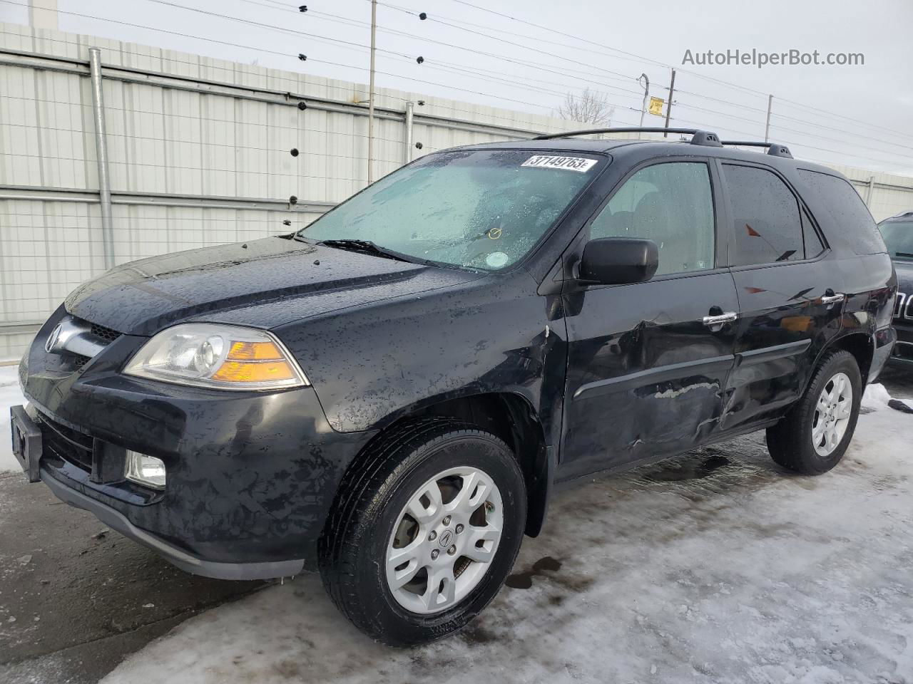 2005 Acura Mdx Touring Black vin: 2HNYD18825H525677