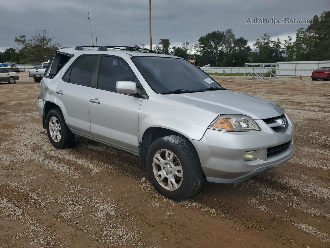 2005 Acura Mdx Touring Silver vin: 2HNYD18825H542401