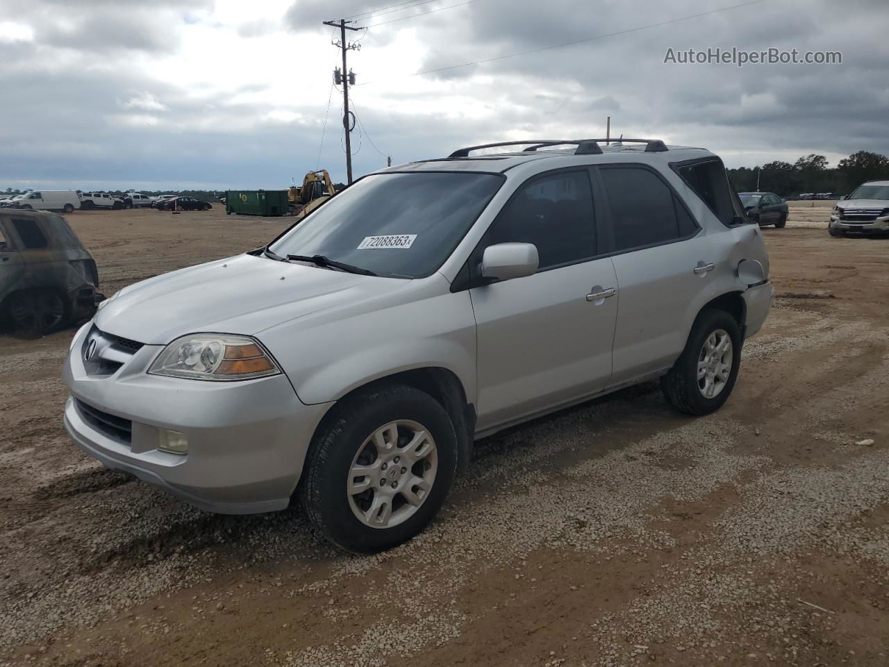 2005 Acura Mdx Touring Silver vin: 2HNYD18825H542401