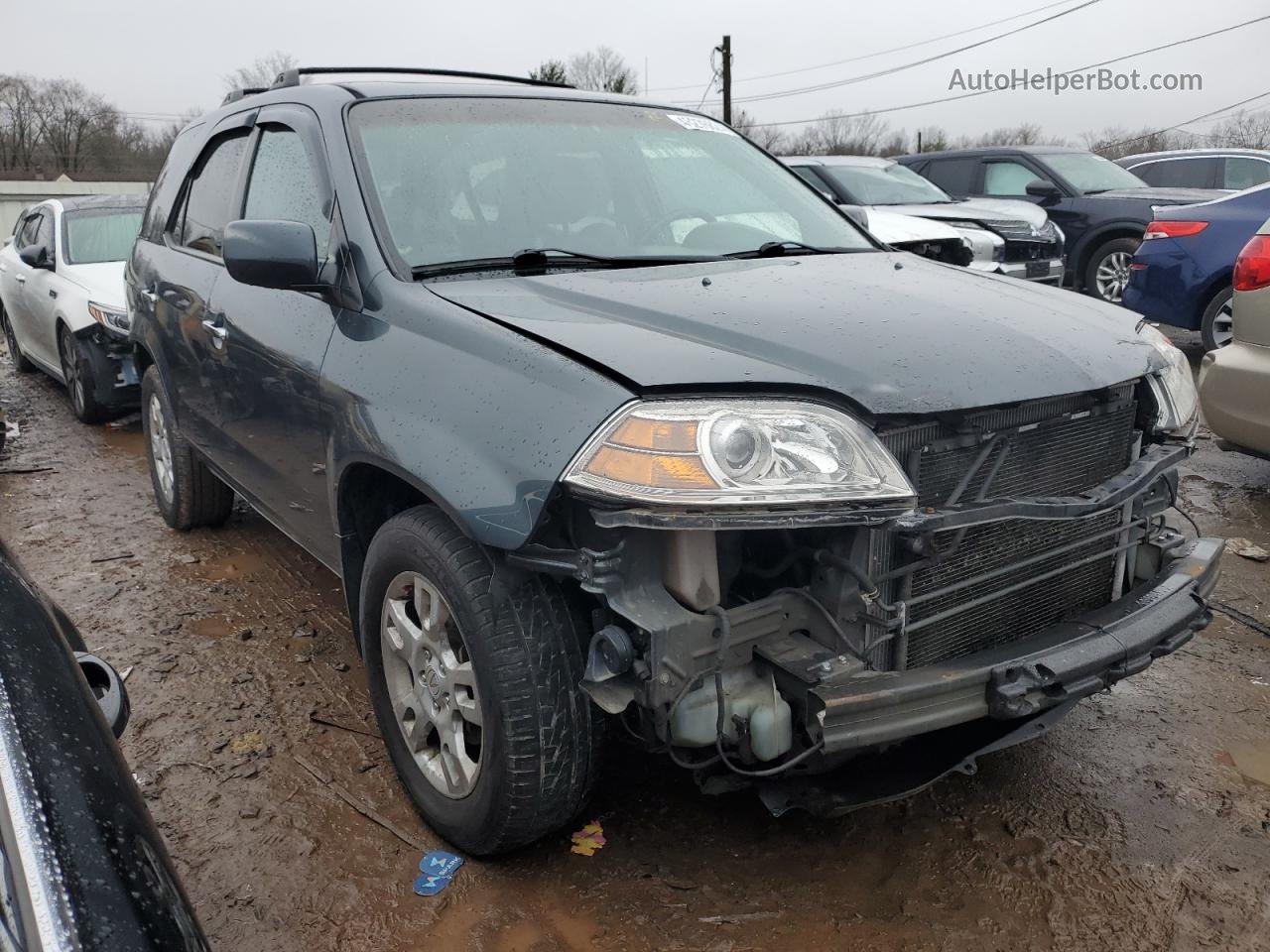 2005 Acura Mdx Touring Charcoal vin: 2HNYD18825H544052