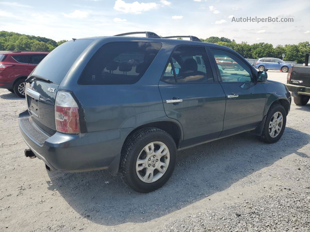 2005 Acura Mdx Touring Blue vin: 2HNYD18825H553284