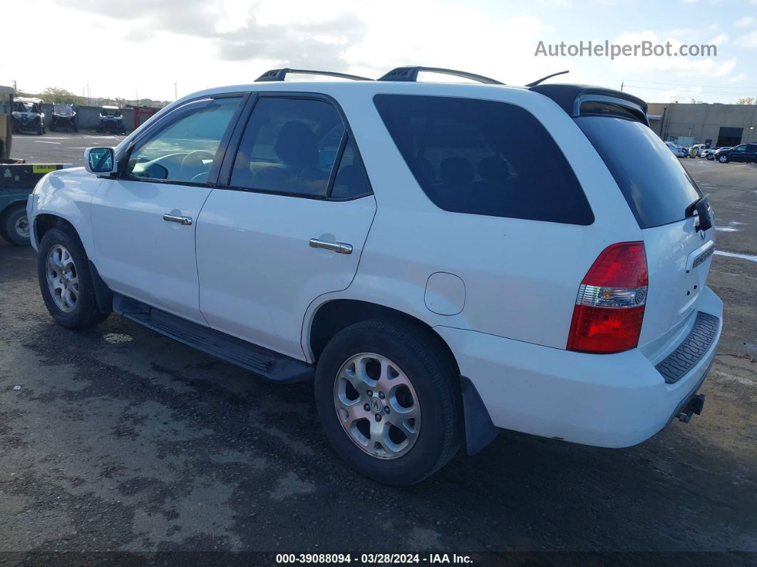 2002 Acura Mdx   Белый vin: 2HNYD18832H511511