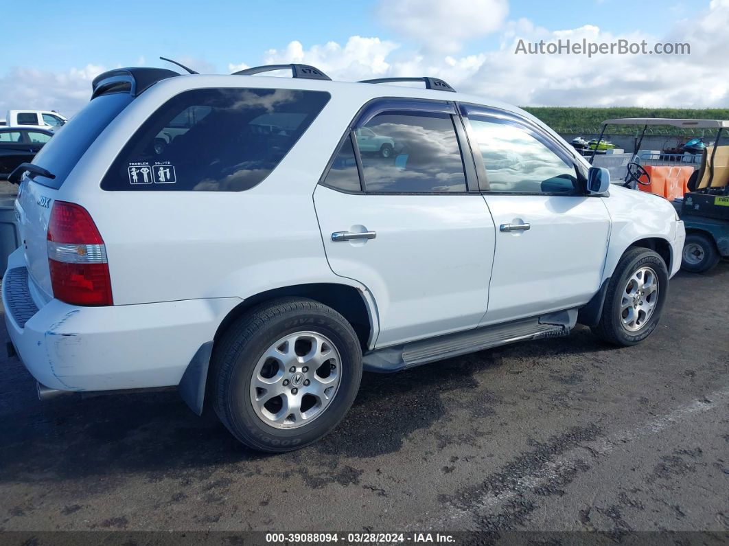 2002 Acura Mdx   White vin: 2HNYD18832H511511