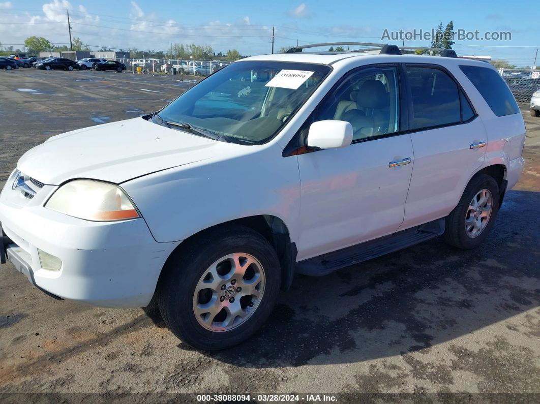 2002 Acura Mdx   Белый vin: 2HNYD18832H511511