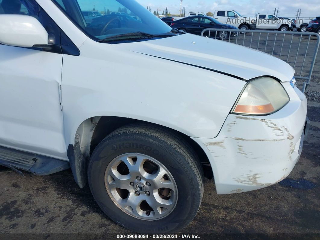 2002 Acura Mdx   White vin: 2HNYD18832H511511