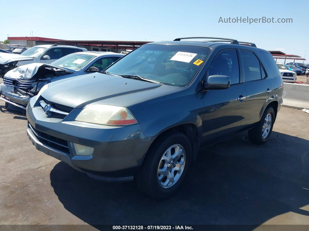 2002 Acura Mdx Touring Pkg Gray vin: 2HNYD18832H522797