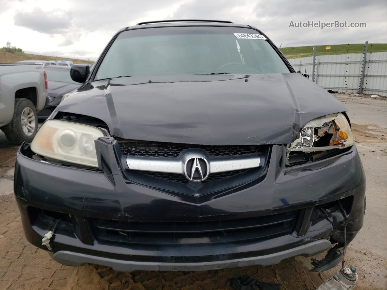 2005 Acura Mdx Touring Black vin: 2HNYD18835H534243