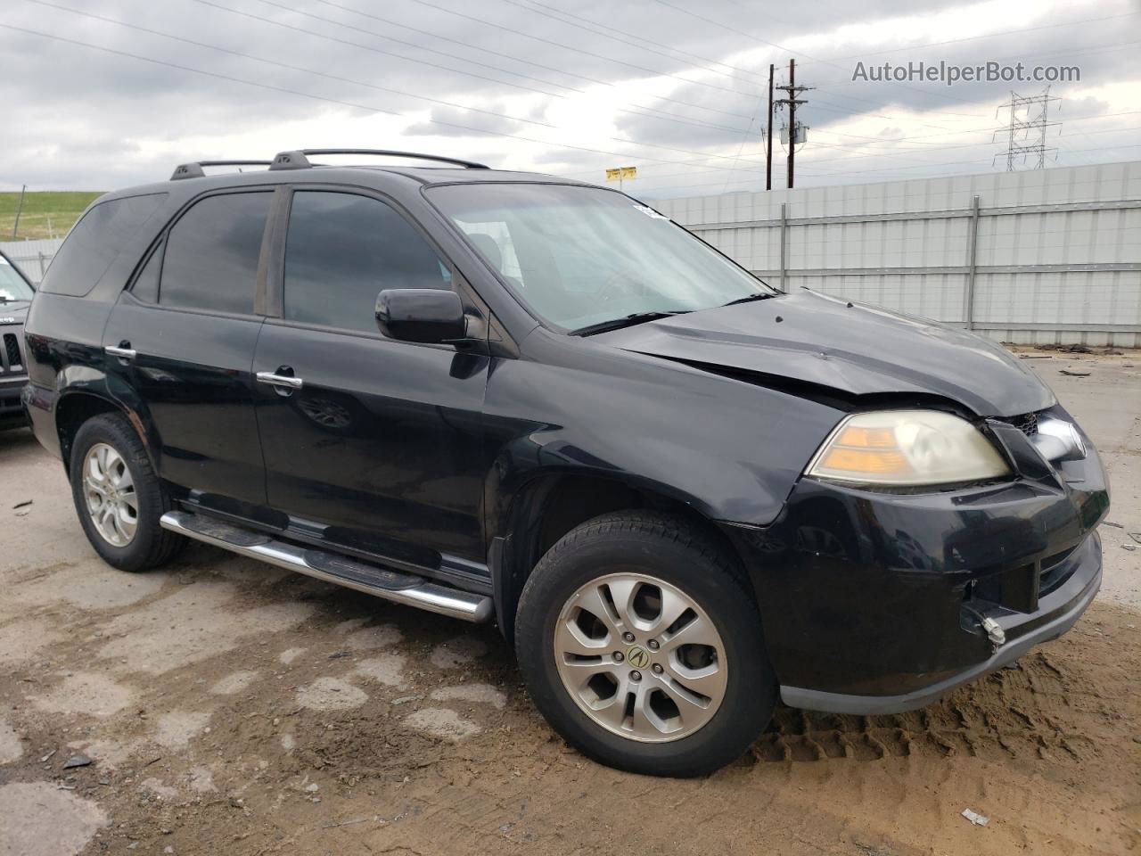 2005 Acura Mdx Touring Black vin: 2HNYD18835H534243