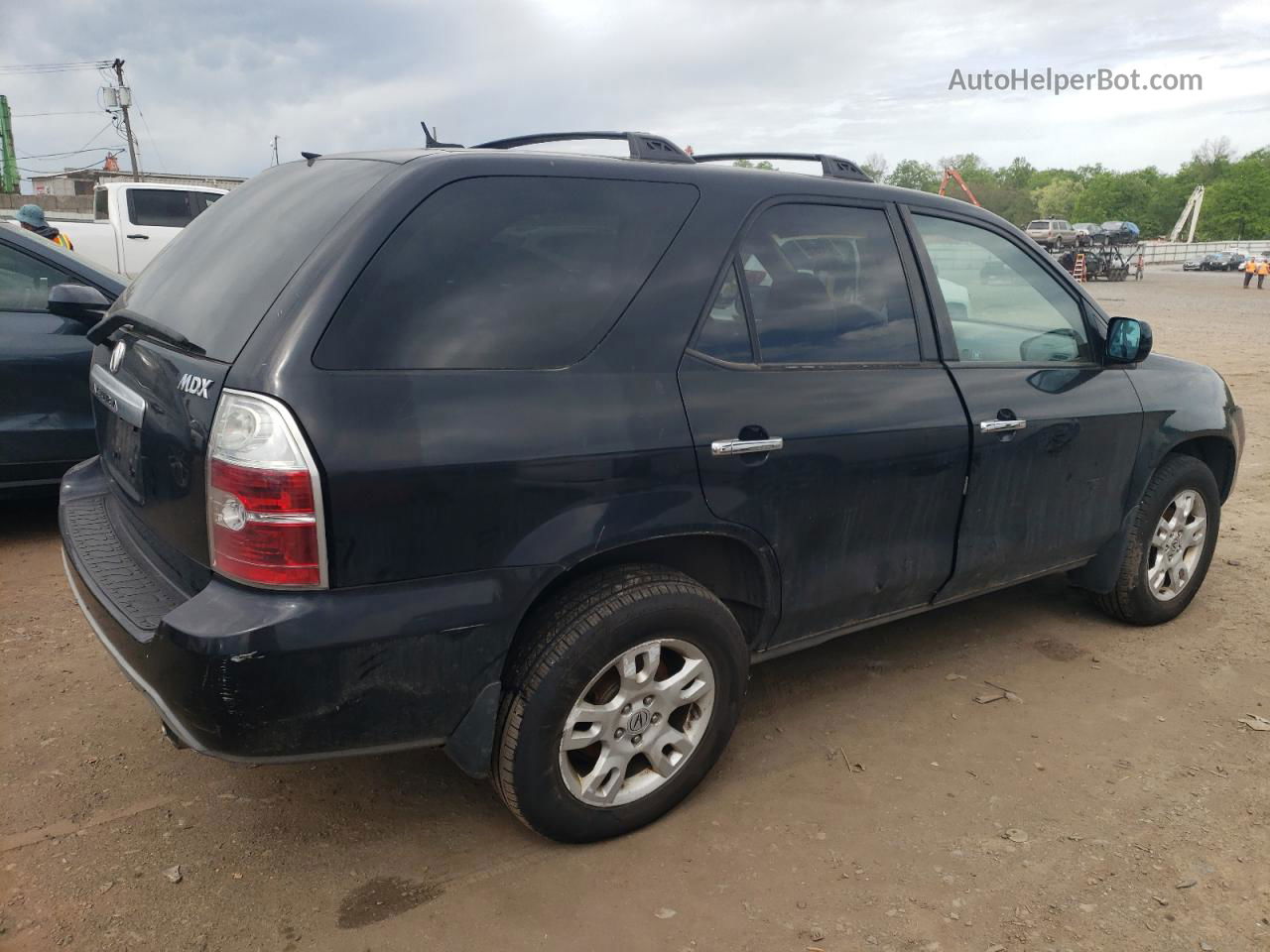 2005 Acura Mdx Touring Black vin: 2HNYD18835H539863