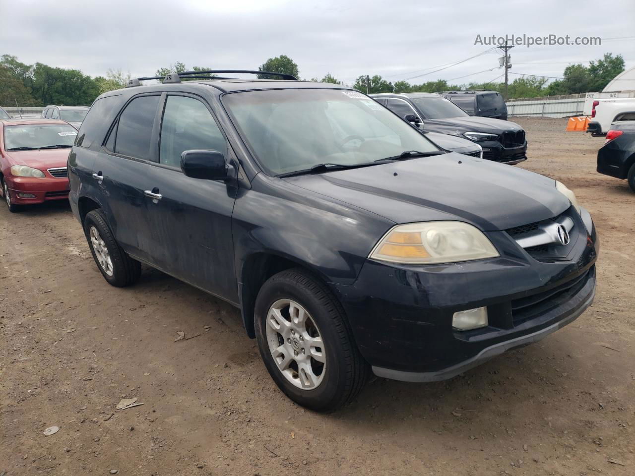 2005 Acura Mdx Touring Black vin: 2HNYD18835H539863