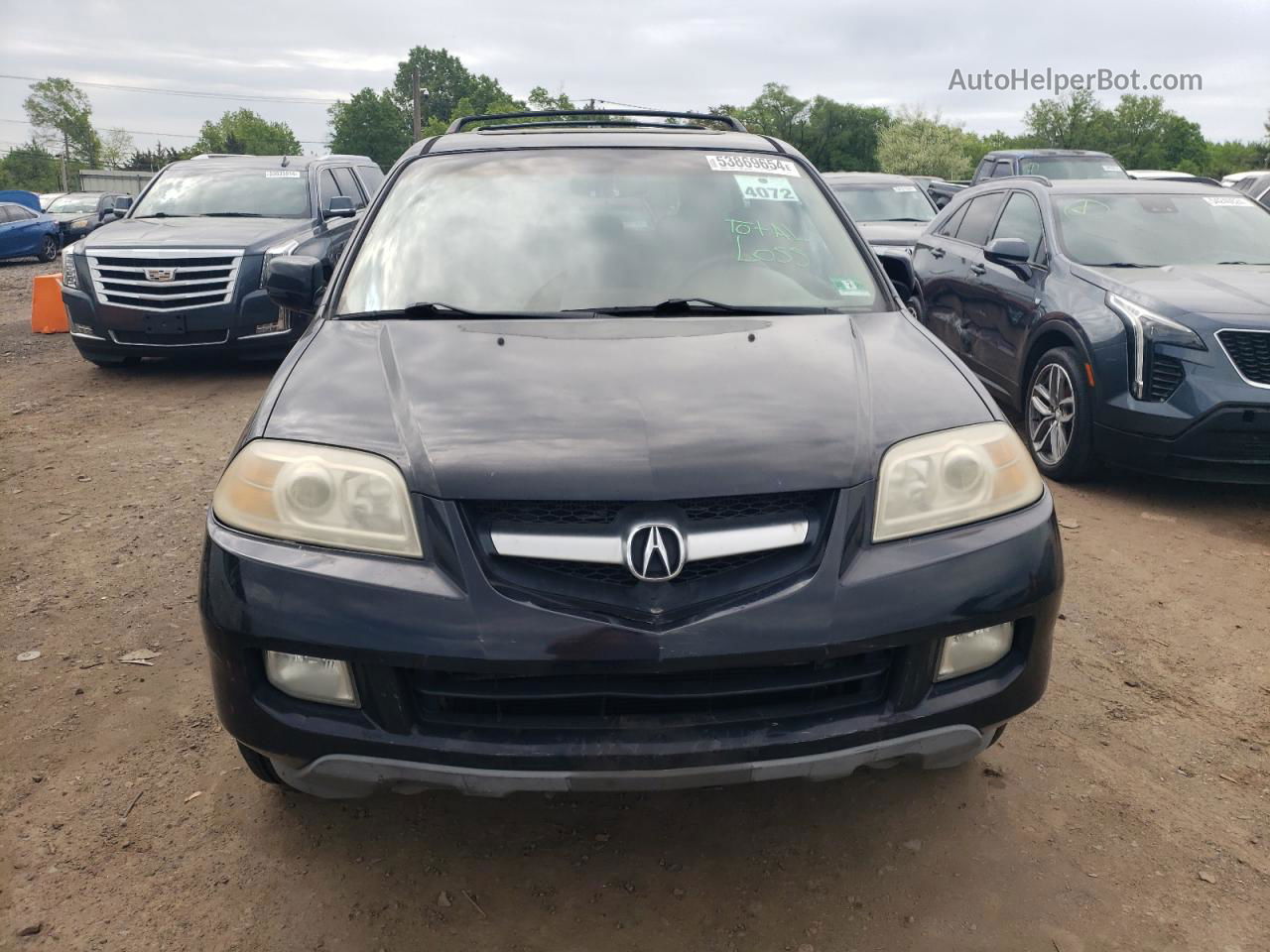 2005 Acura Mdx Touring Black vin: 2HNYD18835H539863