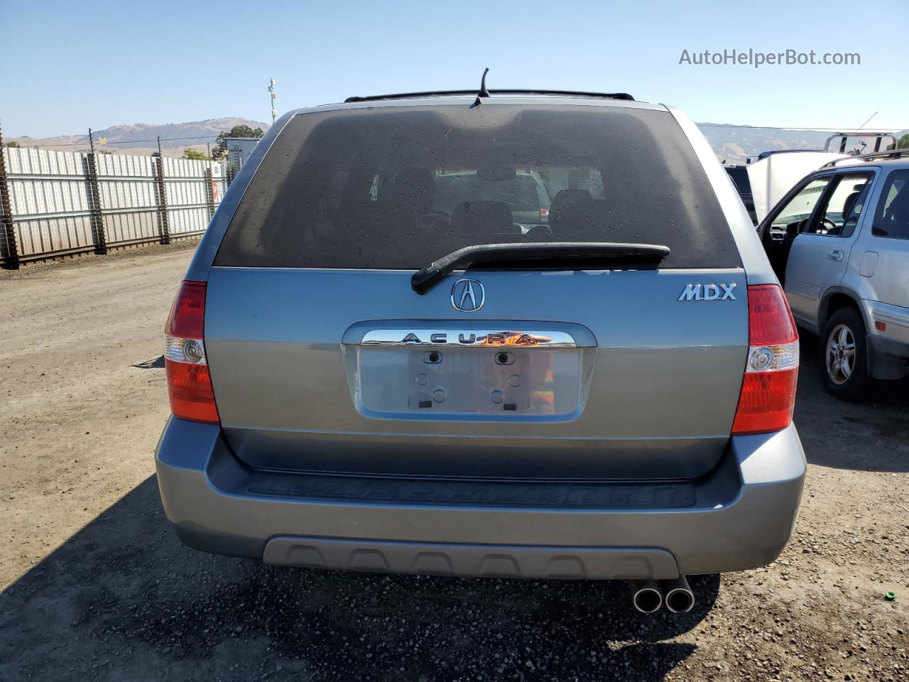 2002 Acura Mdx Touring Silver vin: 2HNYD18842H522274