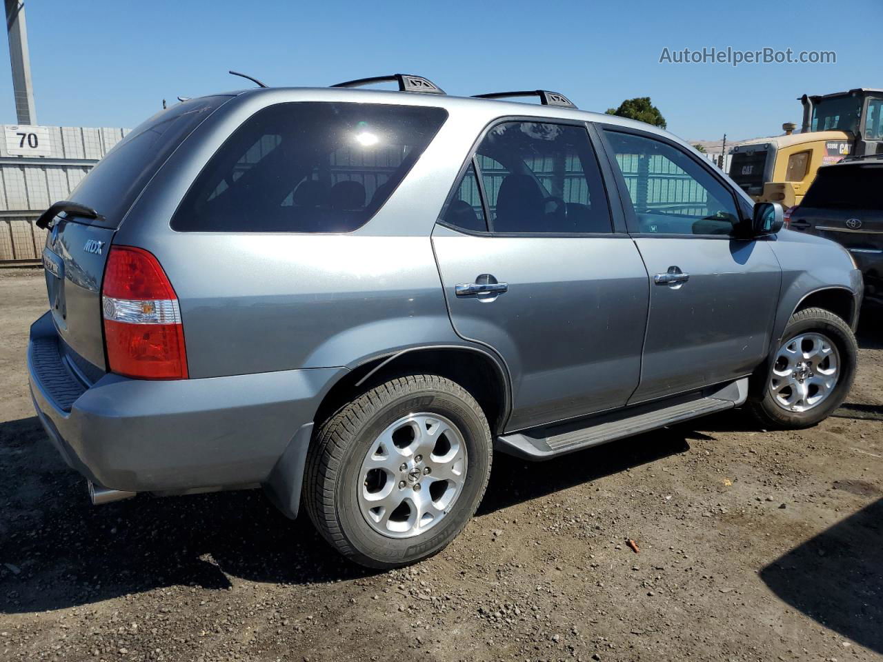 2002 Acura Mdx Touring Silver vin: 2HNYD18842H522274