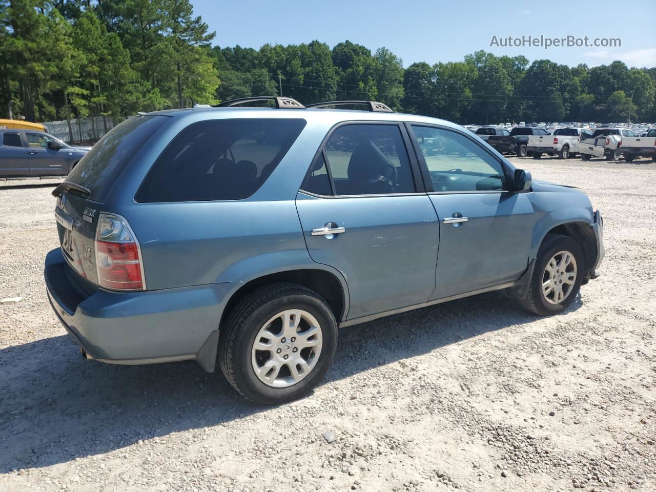 2005 Acura Mdx Touring Blue vin: 2HNYD18845H511196