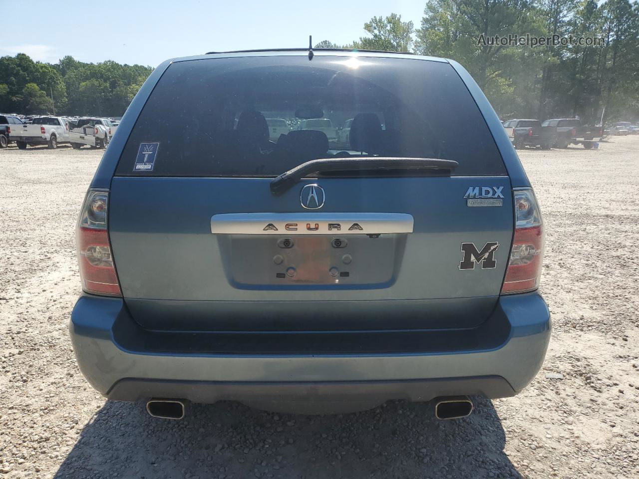 2005 Acura Mdx Touring Blue vin: 2HNYD18845H511196