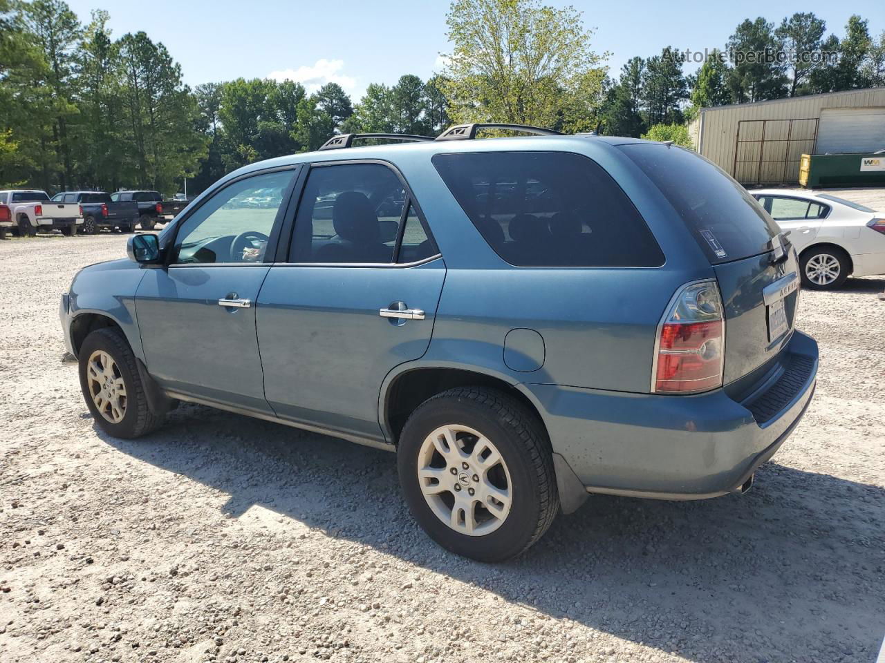 2005 Acura Mdx Touring Blue vin: 2HNYD18845H511196