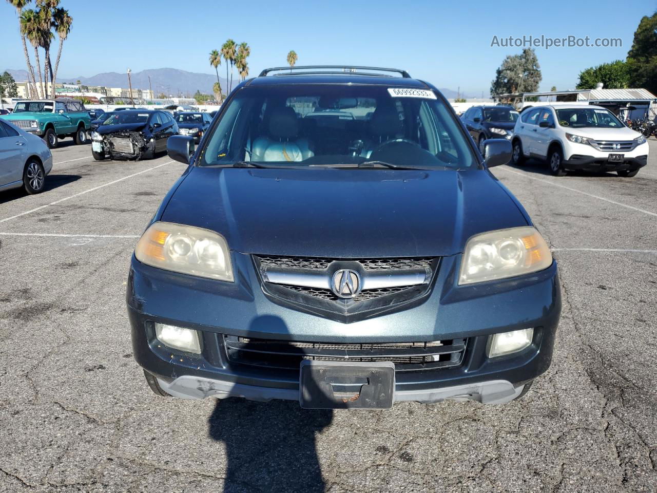 2005 Acura Mdx Touring Gray vin: 2HNYD18845H526040