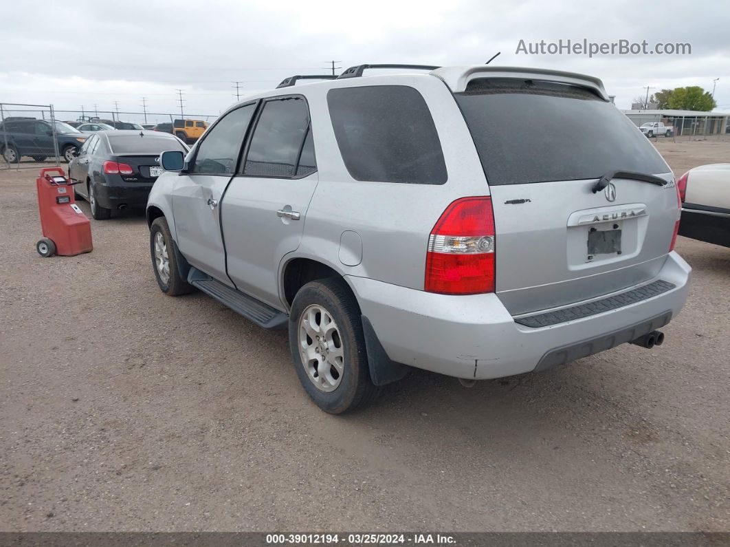 2002 Acura Mdx   Silver vin: 2HNYD18852H520842