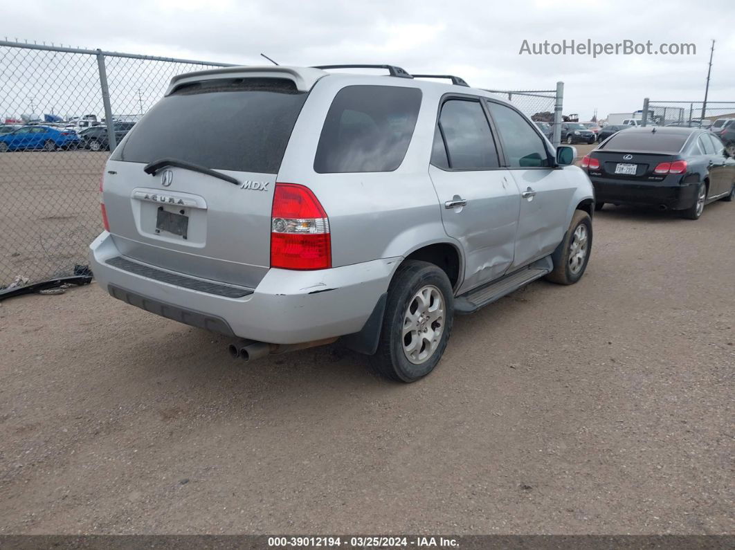 2002 Acura Mdx   Silver vin: 2HNYD18852H520842