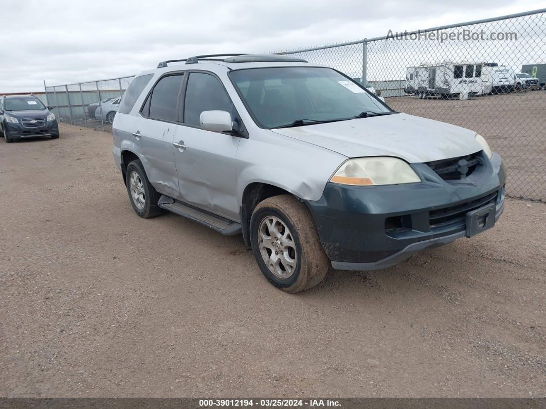 2002 Acura Mdx   Silver vin: 2HNYD18852H520842