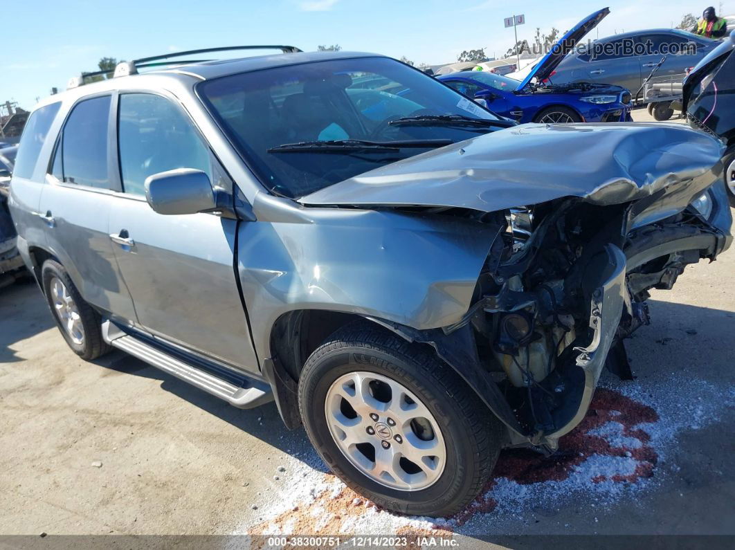 2002 Acura Mdx Touring Pkg Blue vin: 2HNYD18862H525015