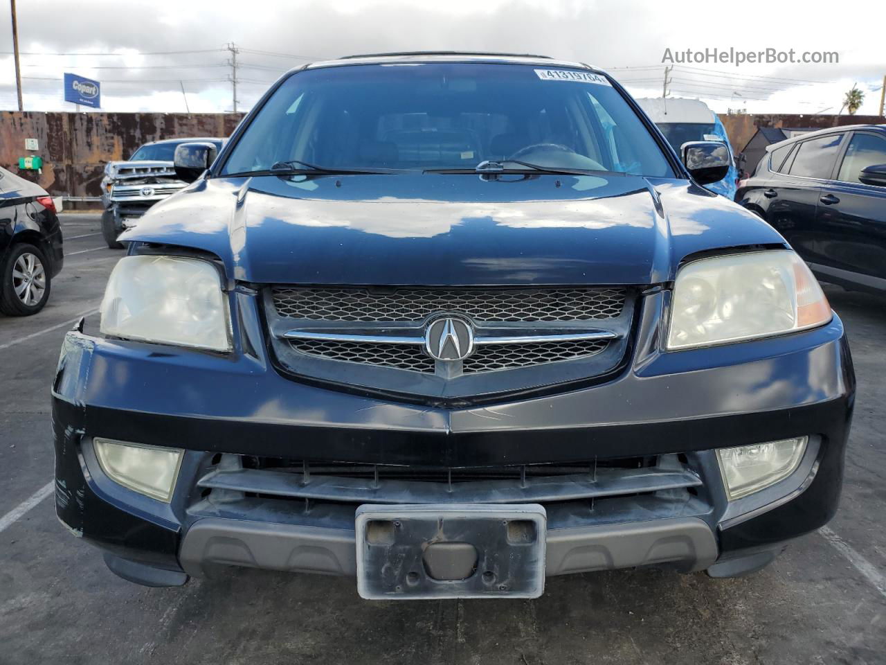 2002 Acura Mdx Touring Black vin: 2HNYD18862H539030