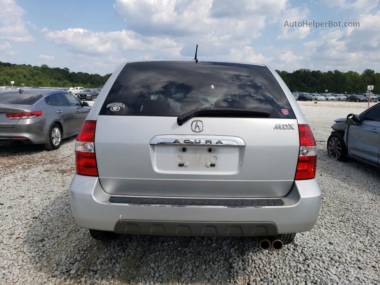 2002 Acura Mdx Touring Silver vin: 2HNYD18862H539464